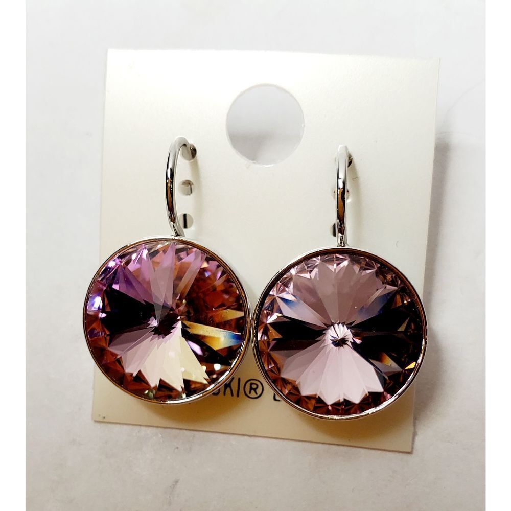 NEW! Element earrings Light Purple. Wedding Party. New years. Dangle.‎ Leverback